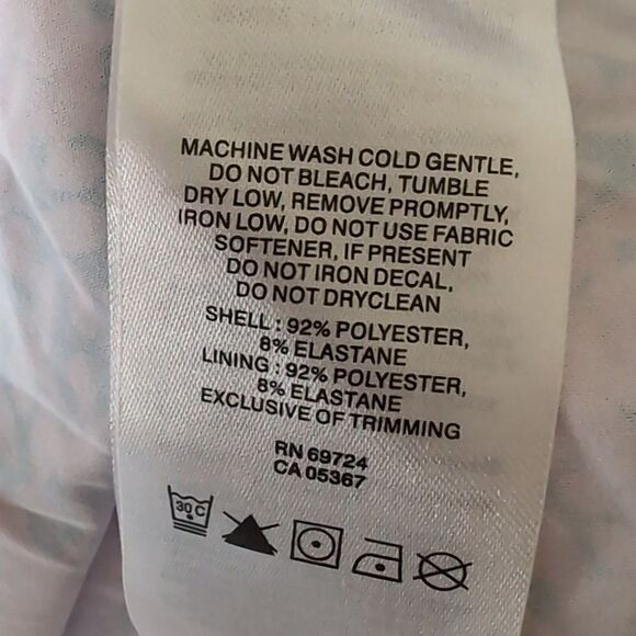 Columbia PFG 2X Pink Blue Tank Dress Omni-Freeze Advanced Cooling - Picture 9 of 9